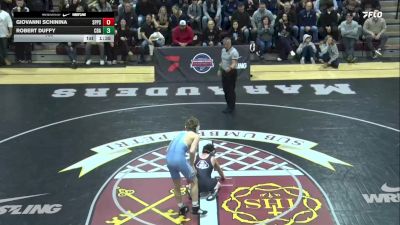 144 lbs Giovanni Schinina, St. Peter`s Preparatory School vs Robert Duffy, Christian Brothers Academy