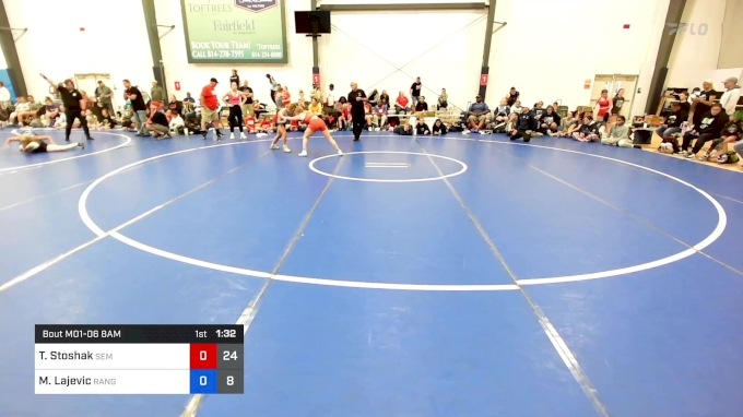 49 kg Quarterfinal - Tiffany Stoshak, Wyoming SEM vs Miranda Lajevic ...