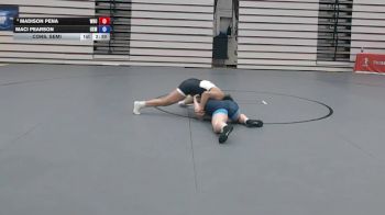 131 lbs Cons. Semi - Maci Pearson, University Of Saint Mary vs Madison Pena, Wayland Baptist University