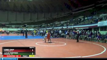 132 lbs Champ - Round 1 (16 Team) - Lucas Martinez, Strasburg vs Corey Skay, Gloucester