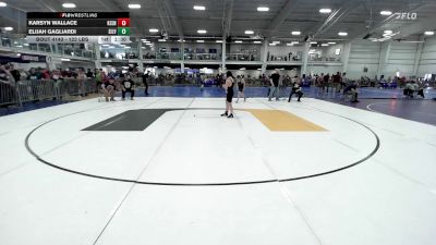 123 lbs Round Of 16 - Karsyn Wallace, Keene vs Elijah Gagliardi, Silverback WC