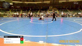 130 lbs Final - Corbin Davis, Lions Wrestling Academy vs George Kollman, Nebraska Boyz