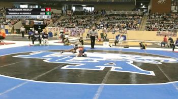 107 lbs Champ. Round 1 - Mackenzie Medley, Lafayette vs Bertina Karnwea, Moore