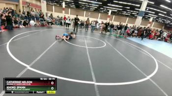 69-70 lbs Round 3 - Catherine Nelson, Ranger 47 Wrestling Club vs Khord Spann, Texas Wrestling Academy