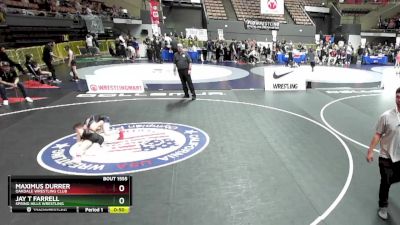 78 lbs Quarterfinal - Jay T Farrell, Spring Hills Wrestling vs Maximus Durrer, Oakdale Wrestling Club