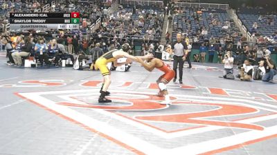 1A/2A 113 Quarterfinal - Shaylor Twiddy, Manteo High School vs Alexandero Ical, Avery County