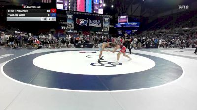 120 lbs Champ. Rd Of 128 - Brett Kiecker, MN vs Allen Woo, IL