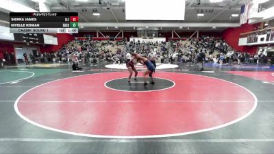 170 lbs Champ. Round 1 - Nivelle Roman, Rancho Cotate vs Sierra James, San Lorenzo