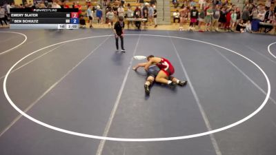 215 lbs 3rd Place Match - Emery Slater, ND vs Ben Schultz, MN