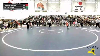 57 lbs Champ. Round 1 - William Dolson, Club Not Listed vs Blake Beyer, NWAA