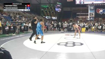 150 lbs 5th Place Match - Matthew O'Neill, Pennsylvania vs Deacon Morgan, Michigan