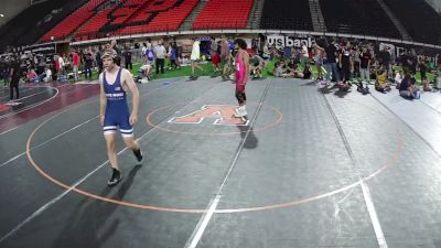 157 lbs Cons. Quarters - Miles Higgins, Hawaii vs Tripp Lewis, Utah