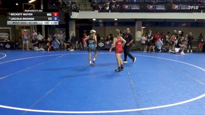 84 lbs Quarters - Beckett Moyer, Moyer Elite vs Lincoln Brower, KD Training Center