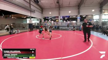 126 lbs 2nd Place Match - Iliana Villagrana, All American Wrestling Club vs Sophia Tamayo, Vici Wrestling Club