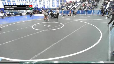 190 lbs Cons. Round 3 - Layla Lopez, Trabuco Hills vs Izabella Tovar, Foothill (Santa Ana)