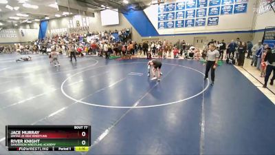 85 lbs Champ. Round 1 - River Knight, Sanderson Wrestling Academy vs Jace Murray, Uintah Jr High Wrestling