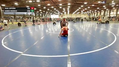 160 lbs Round 4 (2:15pm Saturday) - James Hedrick, Terps Xtreme vs Paul Spitzer, Scorpions