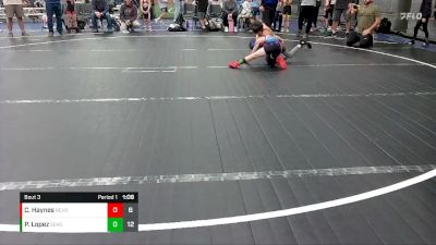 64 lbs Placement (4 Team) - Parker Lopez, Seagull vs Connor Haynes, Revival Black