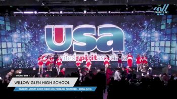 Willow Glen High School - Varsity Show Cheer Non-Tumbling Advanced -- Small (5-15) [2023 Varsity Show Cheer Non-Tumbling Advanced -- Small (5-15) DAY 1] 2023 USA Spirit & Jr. Nationals