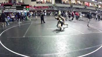 160 lbs 3rd Place Match - Landry Larsen, Blair Wrestling Club vs Liam Thompsen, Gretna Youth Wrestling Club