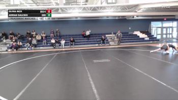 100 lbs Placement Matches - Adrian Salcido, Colby HS vs Olivia Bice, Columbus
