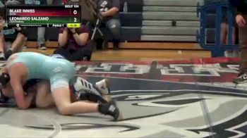 132 lbs Cons. Round 2 - Leonardo Salzano, Centennial vs Blake Inniss, Basic