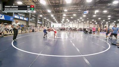 126 lbs Rr Rnd 3 - Johnny Moraes, Smittys Barn - HSB vs Ryan Goldstein, Blue And White Wrestling Club - HSB