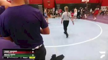 205 lbs Round 2 (6 Team) - Terry Washko, BB Wrestling vs Brock Smith, Chickasha