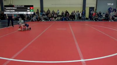 80 lbs Champ. Round 2 - Jaxsyn Walk, Immortal Athletics WC vs Liam Thom, Pursuit Wrestling Minnesota