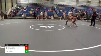 148 lbs Cons. Round 2 - Jordan Lear, Red Hawk Wrestling Academy vs Caleb Kirkpatrick, Columbus East