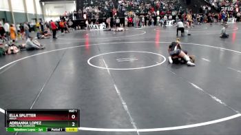 136-148 lbs Quarterfinal - Adrianna Lopez, Pikes Peak Warriors vs Ella Splitter, Holly