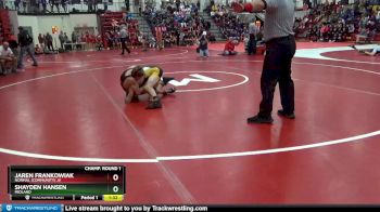 132 lbs Champ. Round 1 - Shayden Hansen, Midland vs Jaren Frankowiak, Normal (Community) JV