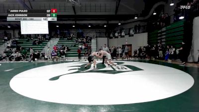 144 lbs Cons. Round 3 - Jared Puleo, Don Bosco Prep vs Jack Johnson, Christian Brothers High