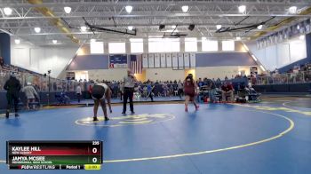 235 lbs Semifinal - Kaylee Hill, New Albany vs Jamya McGee, Mendenhall High School