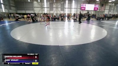 127 lbs Cons. Round 2 - Damiyah Williams, IA vs Avery Whaley, ID