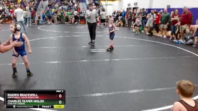 53 lbs Champ. Round 1 - Charles Oliver Walsh, Cane Bay Cobras vs Raiden Bracewell, White Knoll Youth Wrestling