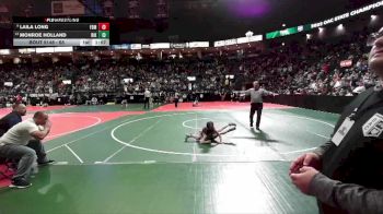 65 lbs Quarterfinal - Laila Long, FDMA vs Monroe Holland, RIKA