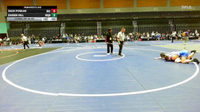 120 lbs Consi Of 64 #2 - Zack Fowlke, Salem Hills vs Zaiden Hill, McQueen