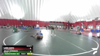 120 lbs Round 3 (16 Team) - Laird Hanna, CR Washington vs Devan Hornback, Geneseo