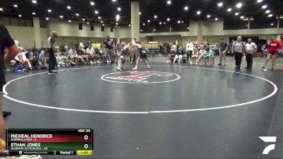 144 lbs Placement Matches (32 Team) - Ethan Jones, Alabama Elite Black vs Micheal Hendrick, Guerrilla Red