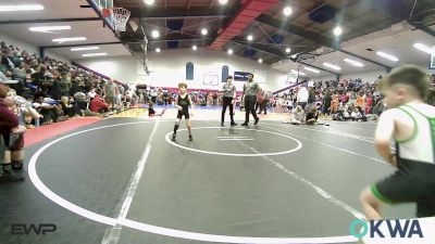 46 lbs Round Of 16 - Brexton Kenney, Tonkawa Takedown Club vs Greyson Summitt, Wolfpak Wrestling