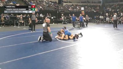 138 lbs Consi Of 4 - Orion Hill, Folsom (SJ) vs Joseph Pavlov-Ramirez, Los Gatos (CC)
