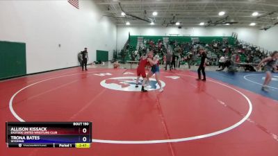 115 lbs 3rd Place Match - Allison Kissack, Eastside United Wrestling Club vs Trona Bates, Wyoming