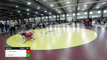 190 lbs Cons. Round 3 - Landon Shumway, Mountain View vs Kacey Stewart, Milford