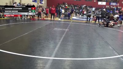 149 lbs Cons. Round 3 - Jackson Crawford, Southeastern vs Hunter Brown, Andrew College
