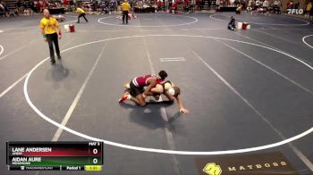 121 Championship Bracket Champ. Round 3 - Aidan Aure, Menomonie vs Lane Andersen, Amery