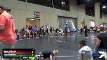 75 lbs Round 1 (16 Team) - Corbyn Eddy, North Desoto Wrestling Academy vs Kage Stiffler, Gulf Coast WC