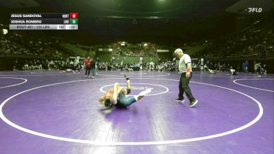120 lbs Consi Of 16 #2 - Jesus Sandoval, North vs Joshua Romero, Liberty