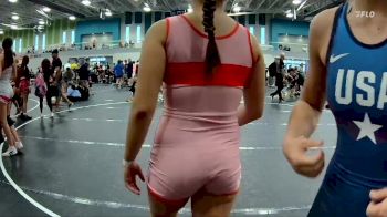 126 lbs 5th Place Match - Kaileia Villavicencio, Unattached vs Isabella Alfonzo, Eagle Empire