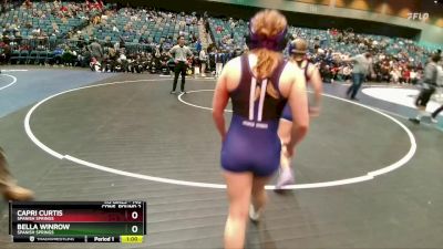 140 lbs Cons. Round 2 - Bella Winrow, Spanish Springs vs Capri Curtis, Spanish Springs